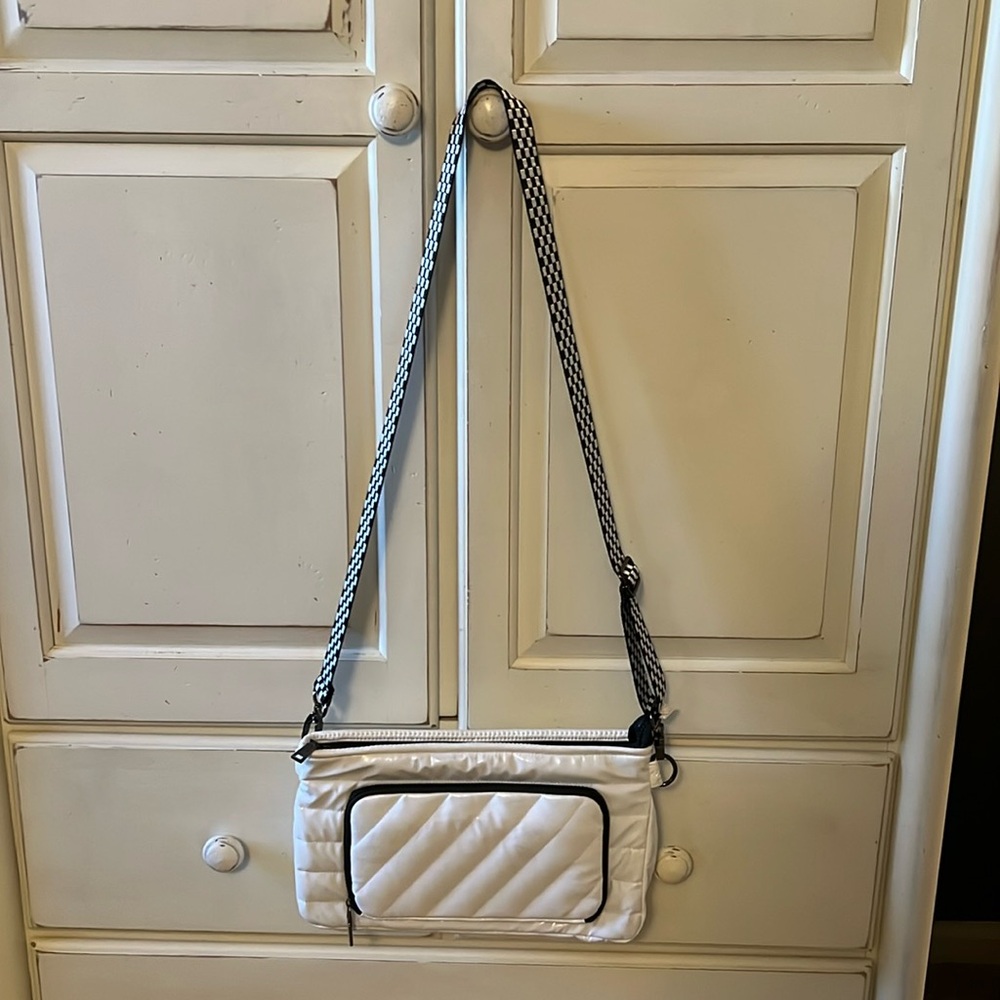 Think Roylyn White cross body bag
